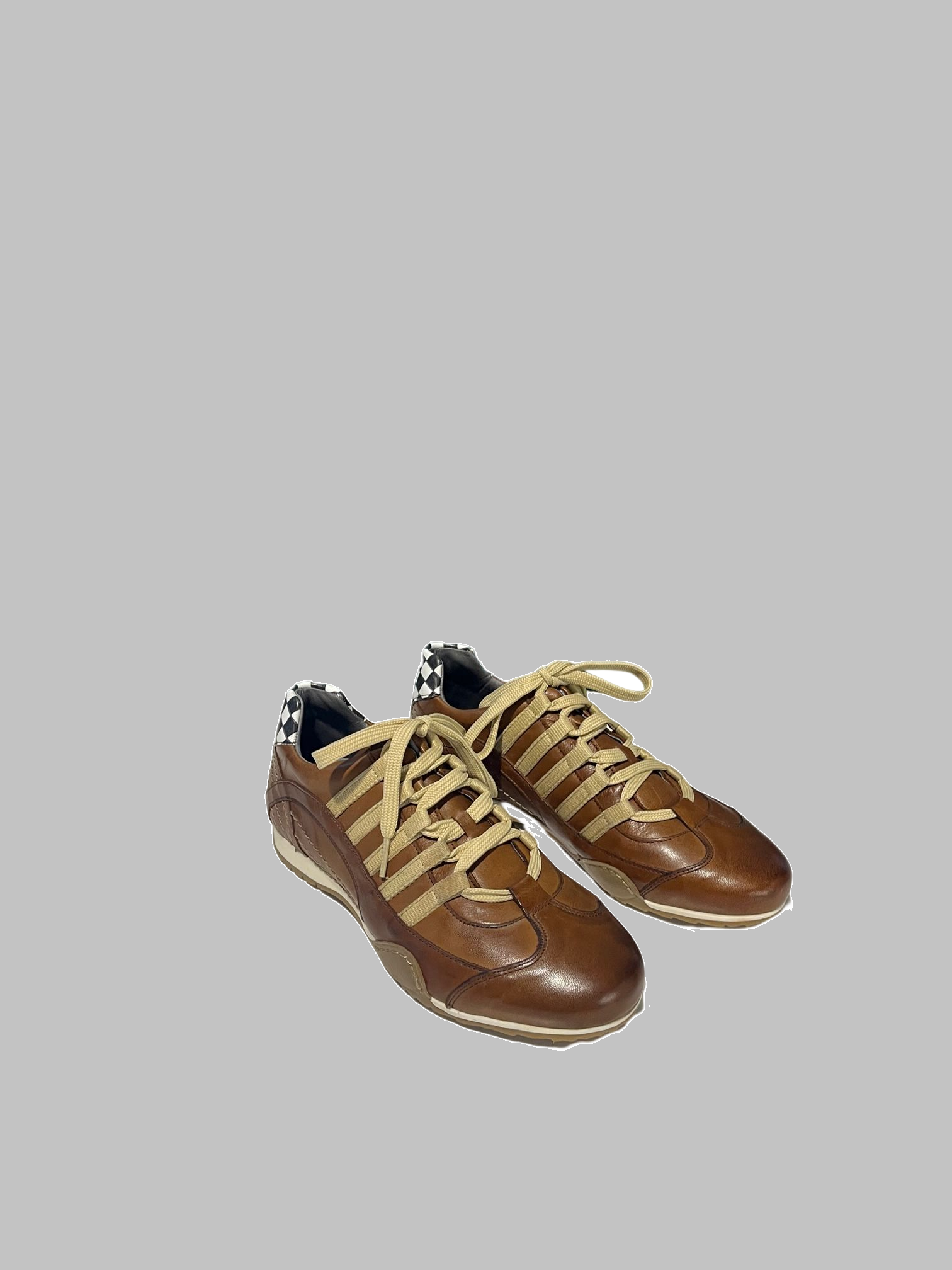 GPO Fahrerschuh Herren Cognac flag – Bild 2