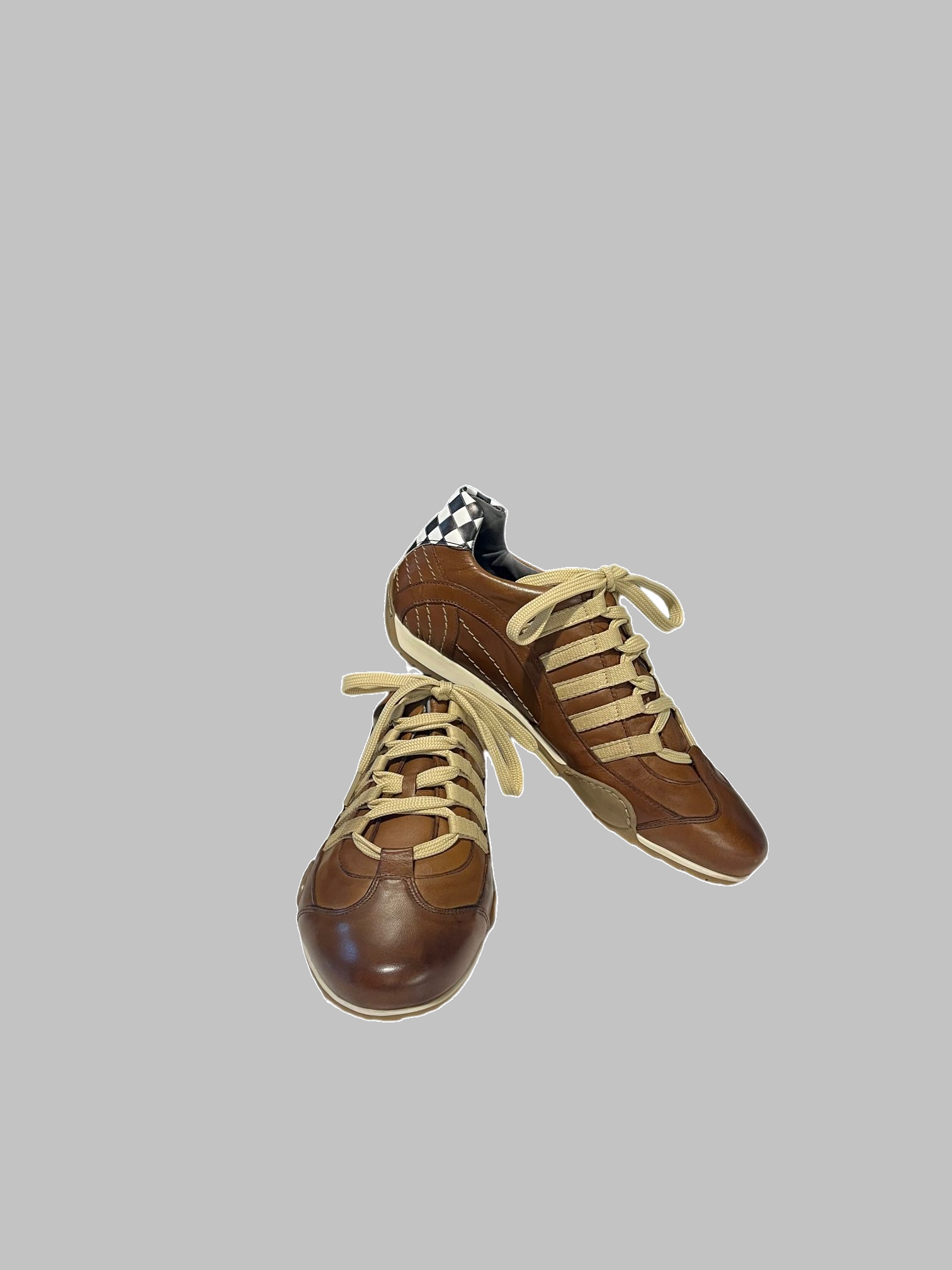 GPO Fahrerschuh Herren Cognac flag – Bild 3